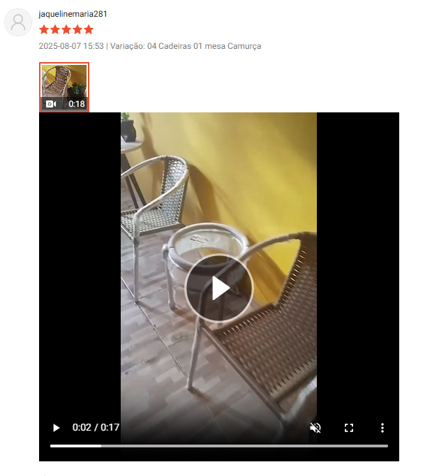 Depoimento de cliente 1